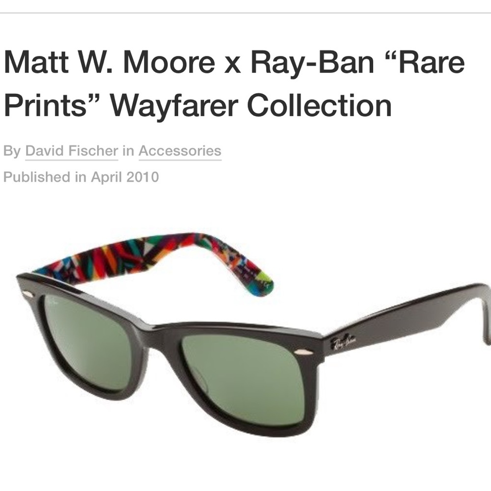 RARE COLLAB RAY-BANS!!